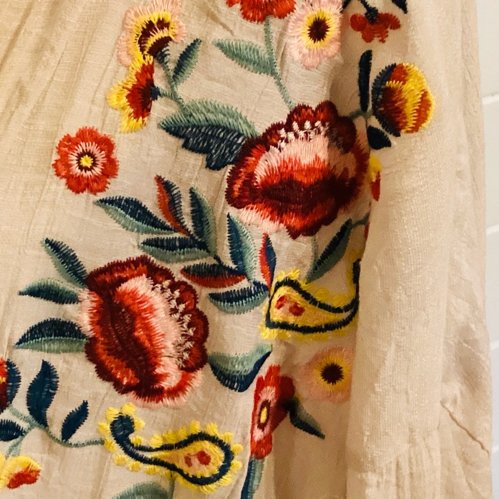 Umgee 1XL Women's Floral Embroided  Duster - Picture 4 of 7